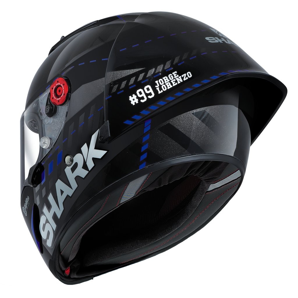 SHARK RACE-R PRO GP Spoiler LORENZO WINTER TEST Helmet BLACK
